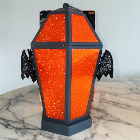 Target Hyde And Eek 15" LED Halloween Lantern Lamp Bat Indoor Outdoor WBatteries - Picture 4 of 11